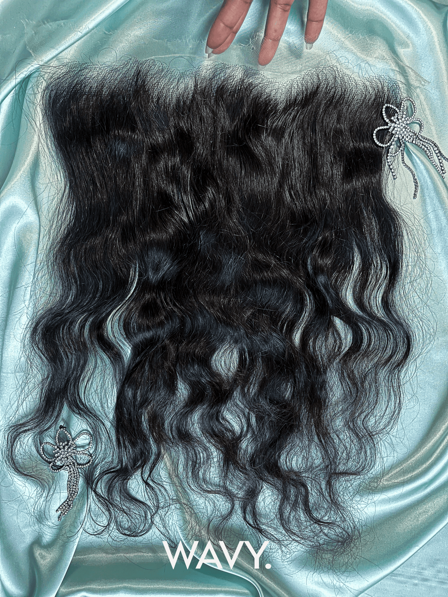 TQAG-Indian Hair HD Wavy Frontal 13x6