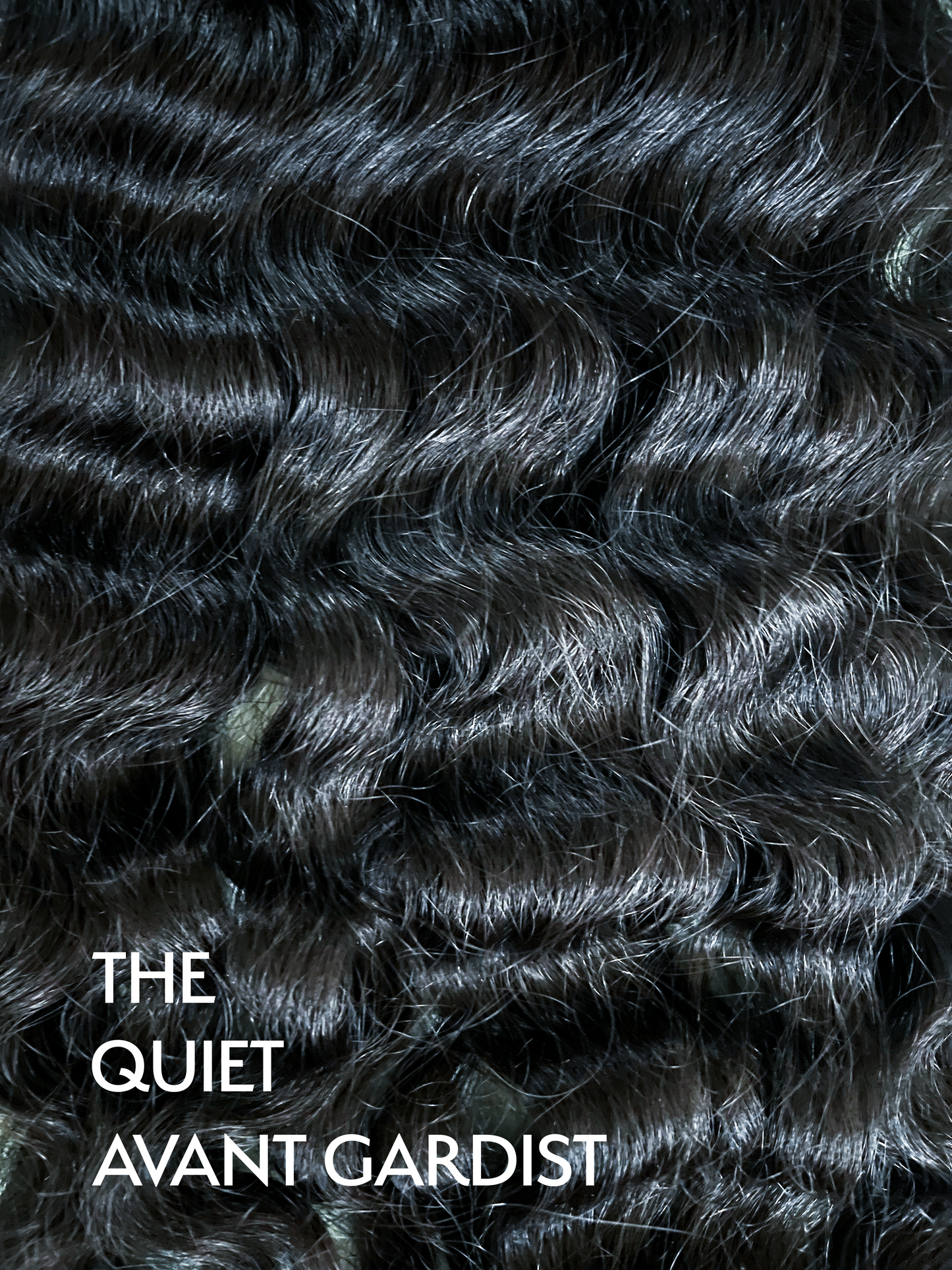 Texture Raw Hair Curly Avec Logo
