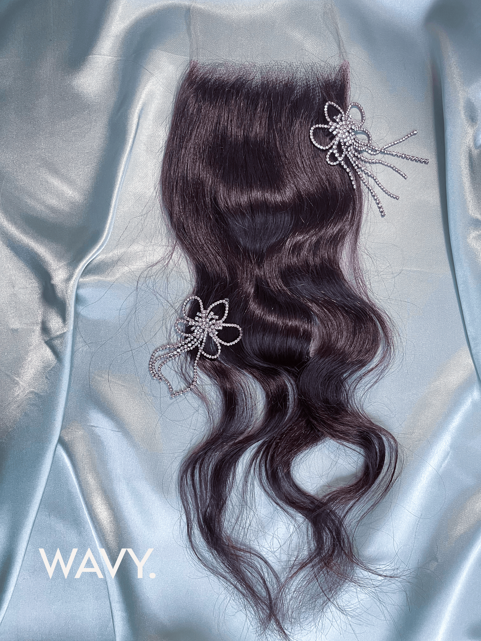 TQAG-5X5 HD Wavy hair closure raw